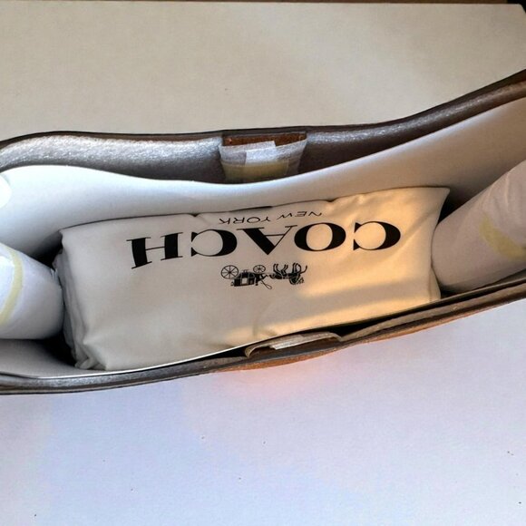 Coach Suede Brooklyn Shoulder Bag 28 - Picture 7 of 12